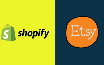 Shopify vs Etsy vs fesh. comparison table